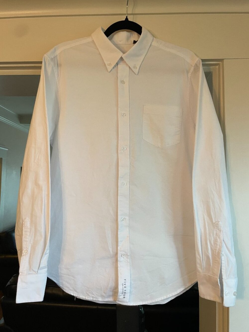 Five Four White Button Down - M